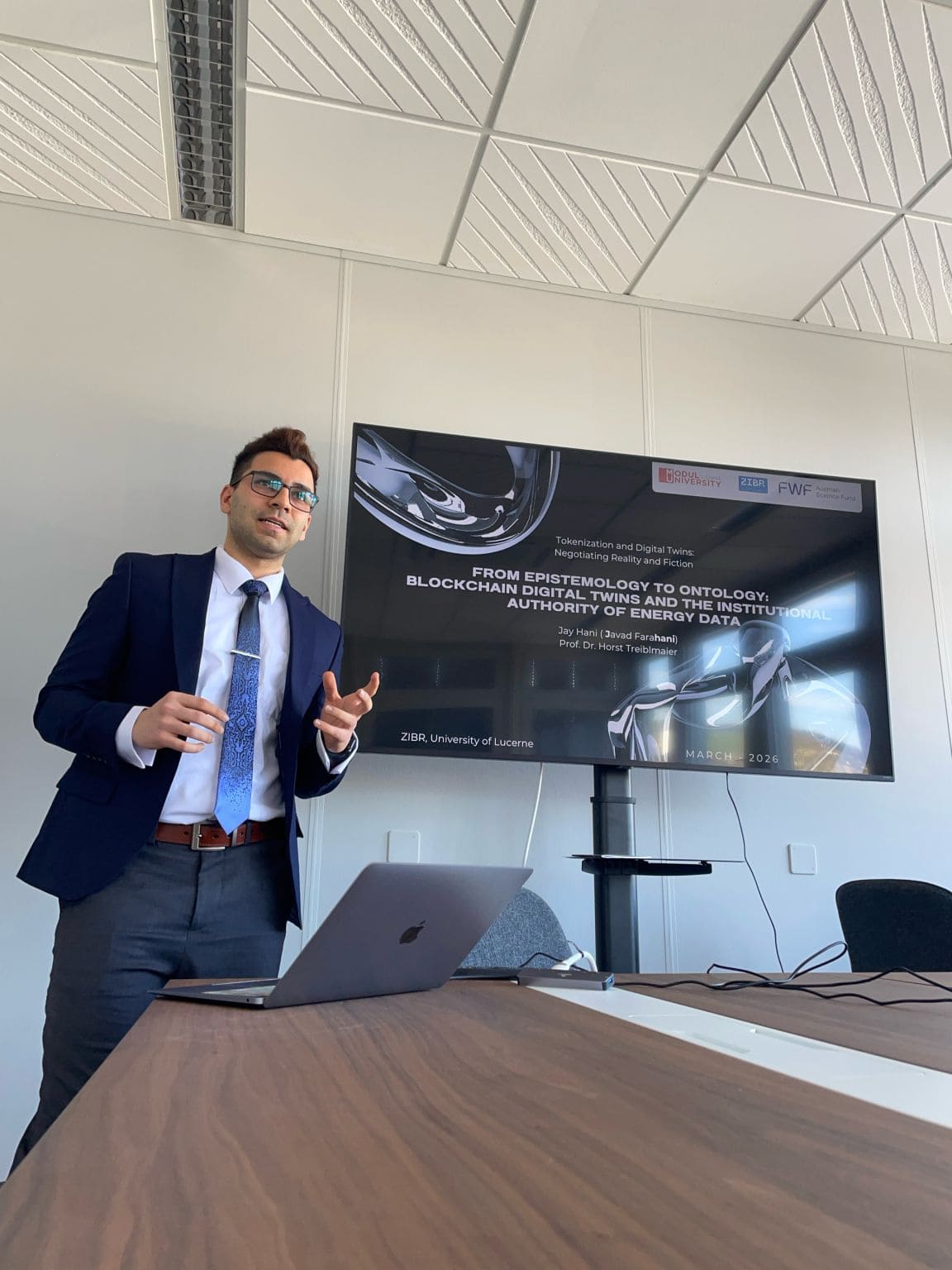 Blockchain Digital Twins, Energy Data, and Institutional Authority: A Presentation at ZIBR